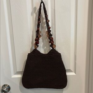 Cappelli Brown Woven Shoulder Bag